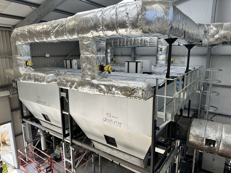 filtres céramiques Glosfume traitement déchêts UK 