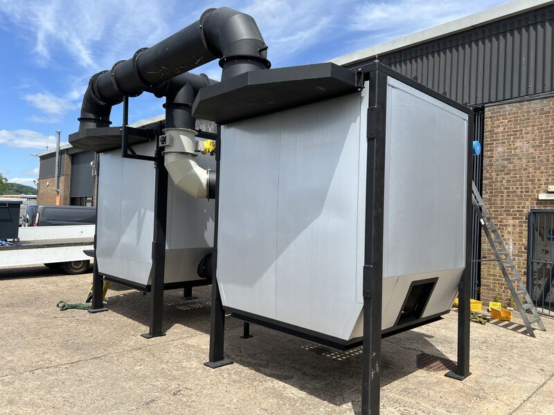 filtres céramiques Glosfume traitement déchêts UK armé