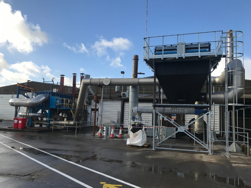 filtre céramique glosfume après oxydeur thermique